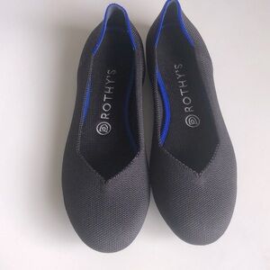 Rothy’s Black ballet flats round toe women’s 8.5